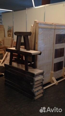 Лавка для бани липовая 1000х350х450