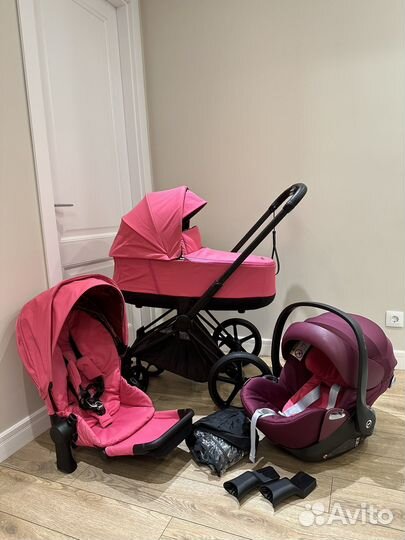 Коляска Cybex Priam III fancy pink 2в1