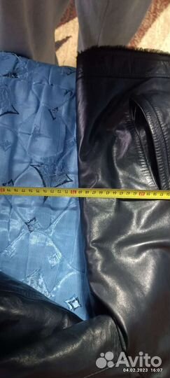 Кожаная дубленка мужская