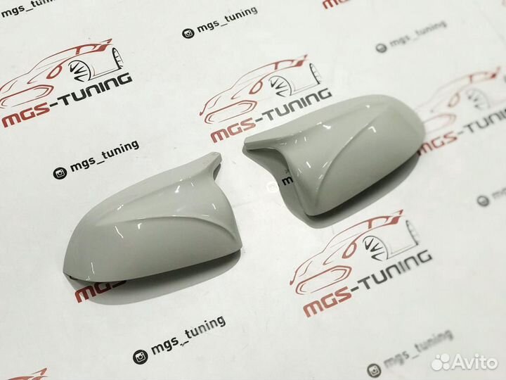 Крышки зеркал X3M F97 на X3 G01 Белые