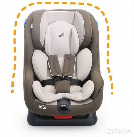 Автокресло 0-18кг Joie steady Бежевый цвет