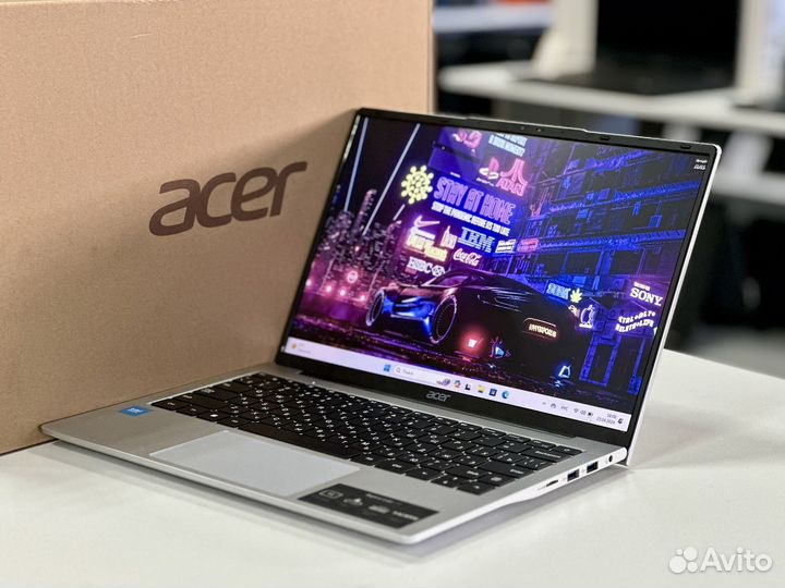 Ноутбук новый acer IPS озу 8gb DDR5