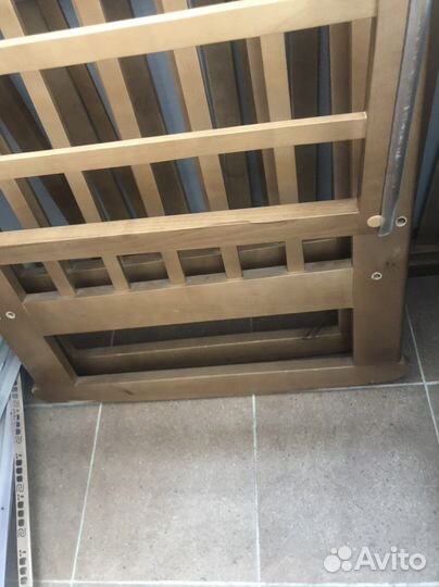 Кроватка качалка с матрасом