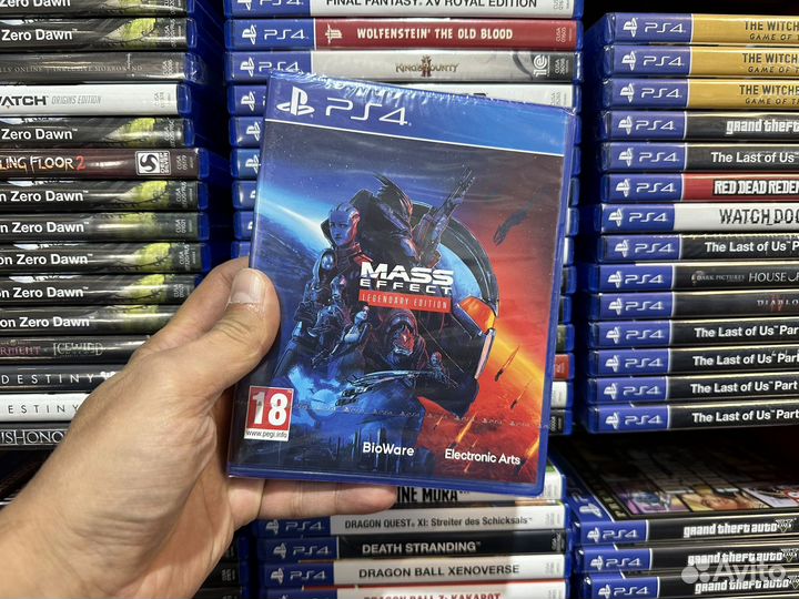 Mass effect legendary edition ps4 диск новый