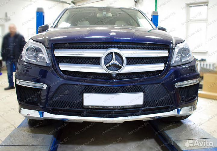 Диффузоры 63 AMG Mercedes GL-klass (X 166) хром