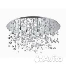 Люстра ideal LUX neve PL15 cromo