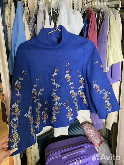 Кофта zara бархартная