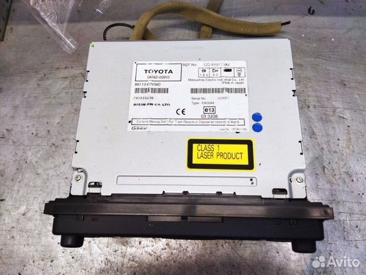 Магнитола Toyota Avensis 2 250 1.8 1zzfe 2007