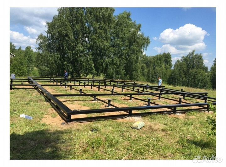 Установка винтовых свай