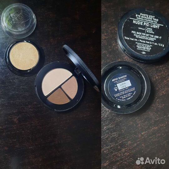 Палетки теней, для скульптурирования, тени