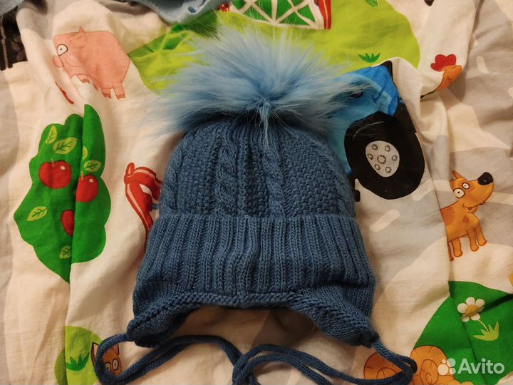 Шапка 35-38 см (1-3 мес)