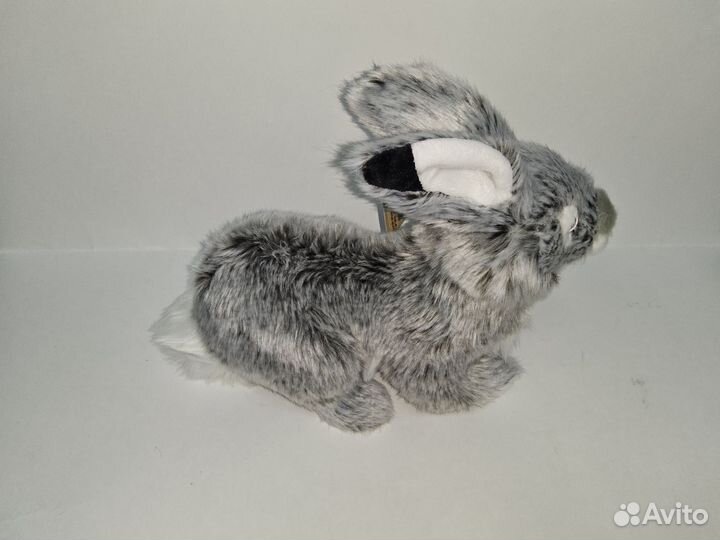 Игрушка мягкая Life Кролик Серый, 20 см