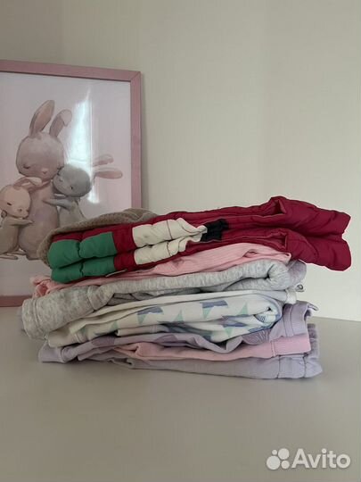 Детские вещи пакетом на девочку 74-80-86