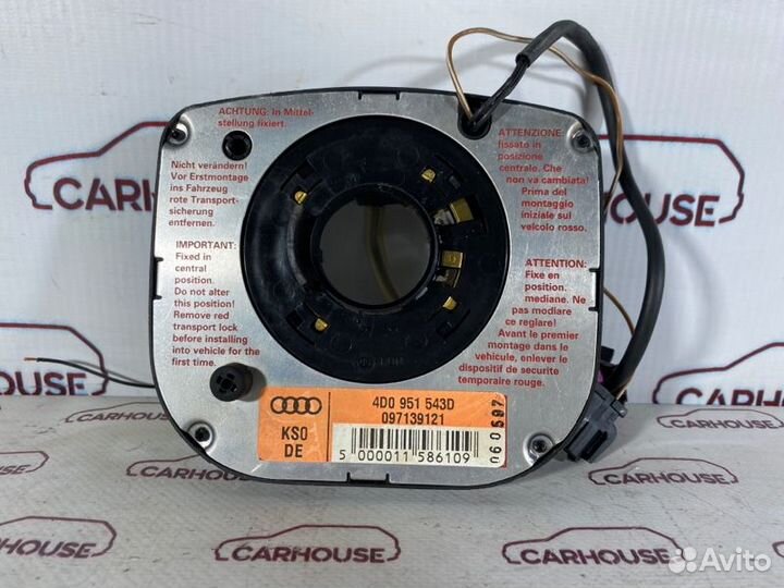 Шлейф подрулевой Audi A4 B5 1.8 1997