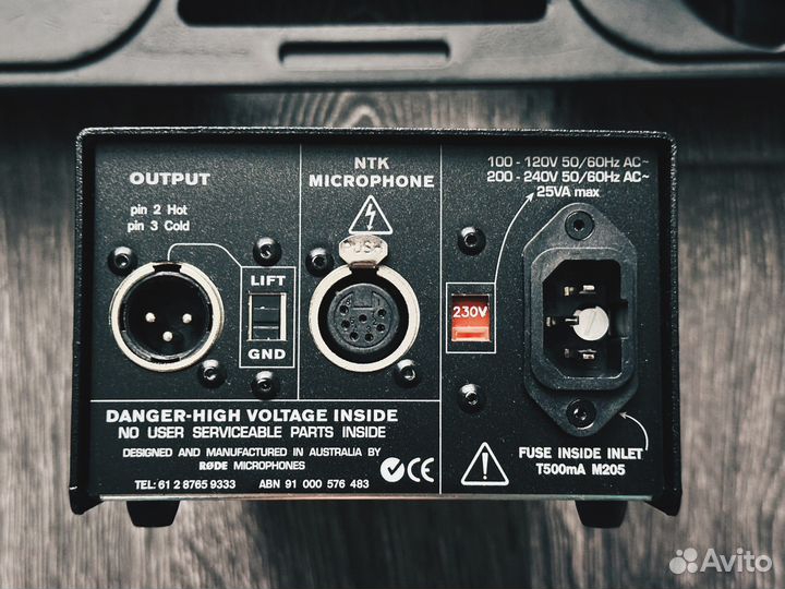 Студийный микрофон rode NTK