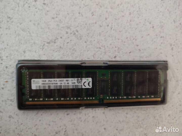 Оперативная память ddr4 hynix 16 gb 2400 reg ecc