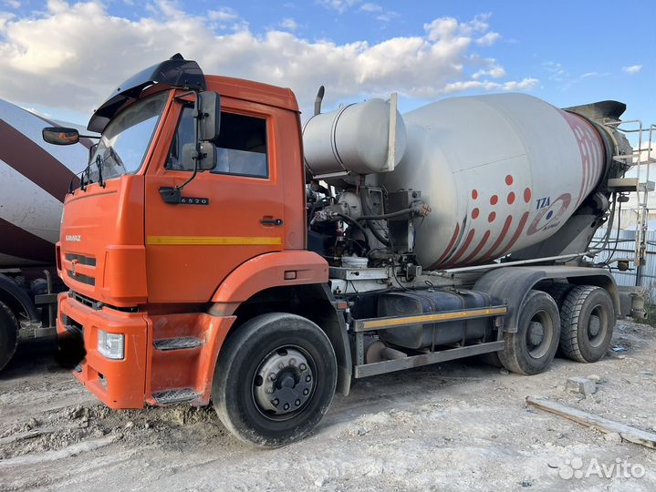 Автобетоносмеситель КАМАЗ 6520, 2021