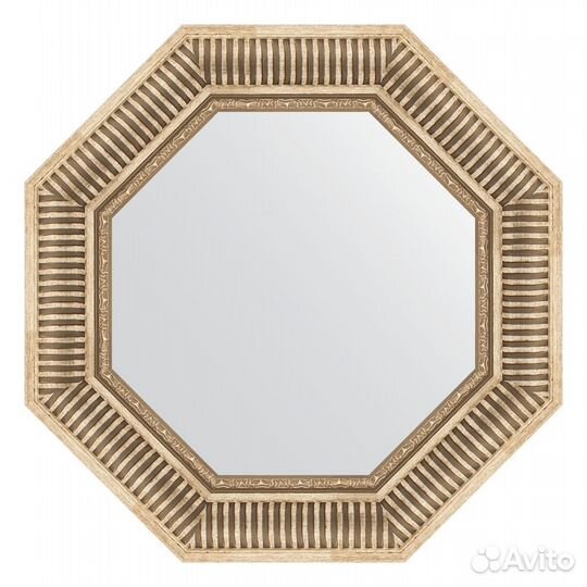 Зеркало Evoform Octagon BY 3814 58x58 серебряный