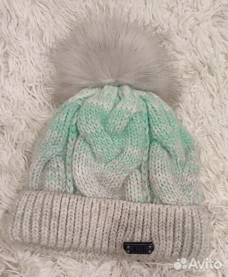 Шапка женская вязаная зимняя. Jagga