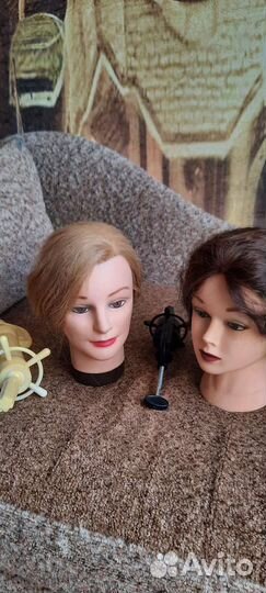 Цена за 2шт - Маникен головы для причесок