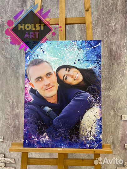 Портрет на холсте по фото