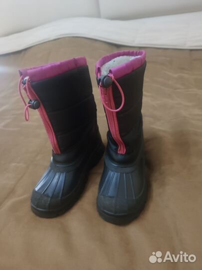 Сапоги Unichel на шерсти зима для девочки 34 р
