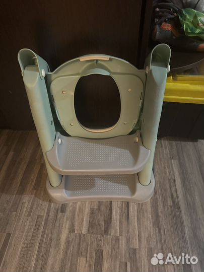 Накладка для унитаза детская со ступеньками