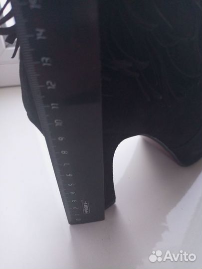 Ботильоны женские 38 размер натуральная замша