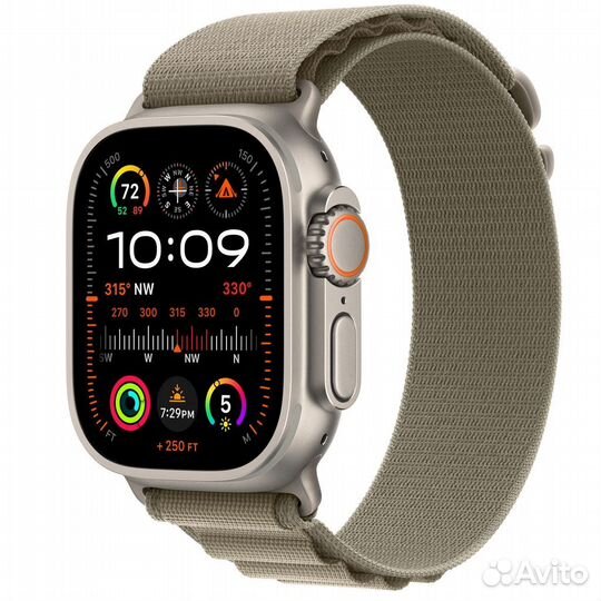 Apple Watch Ultra 2 Olive Alpine Loop M