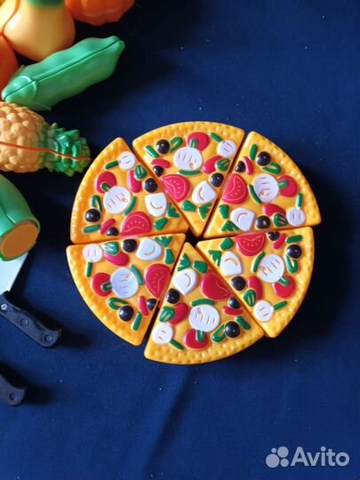 Овощи и фрукты на липучке