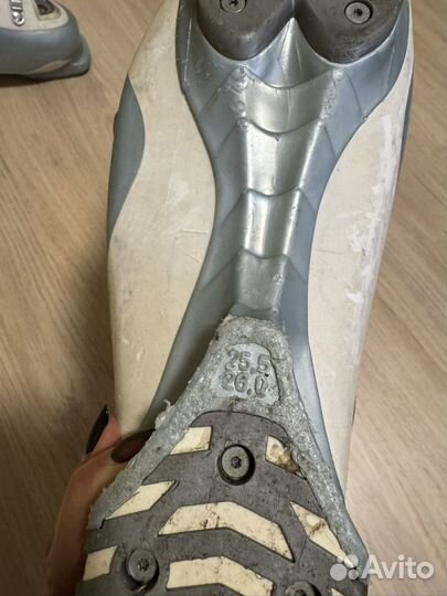 Горные лыжи 166 atomic с ботинками 39