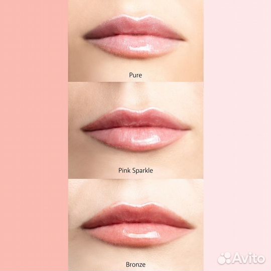 Блеск для губ С блестками, 03 розовый блеск Essens