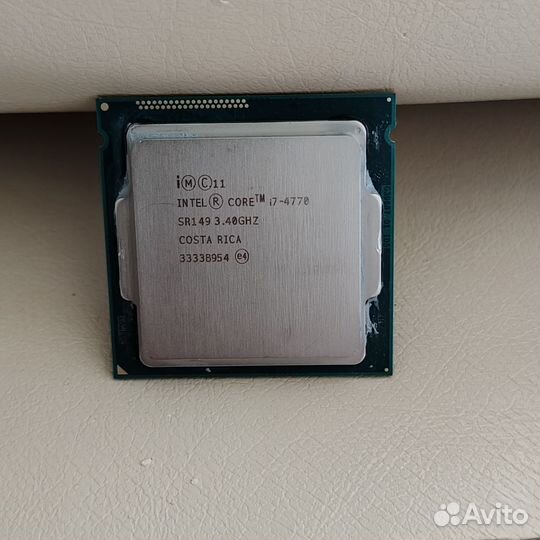 Процессор Intel Core I7 4770. 1150 socket