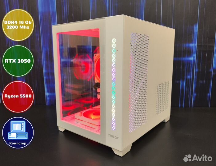 Системный блок AMD5500-RTX3050-16DDR4-DMJ42950-A520