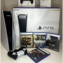 Sony playstation 5 запакованы,год гарантии,500+игр