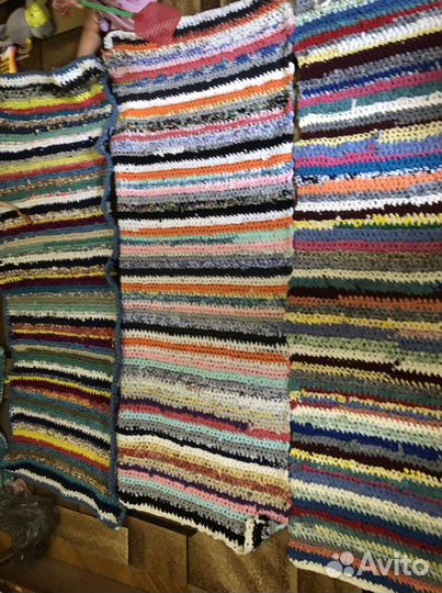 Коврики вязаные ручной работы