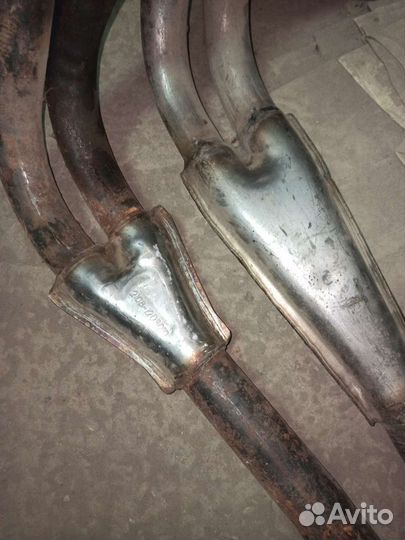 Приёмная труба глушителя на классику