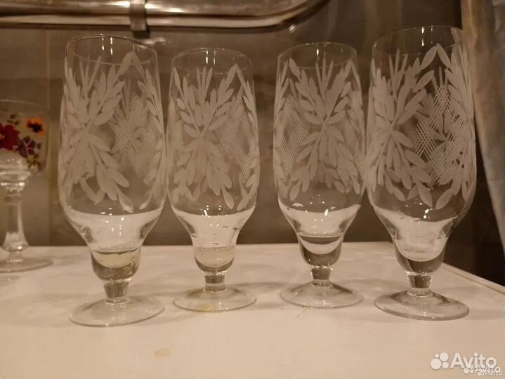 Рюмки фужеры бокалы