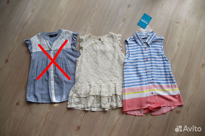 Блузки на лето 116-122 Nutmeg и Acoola