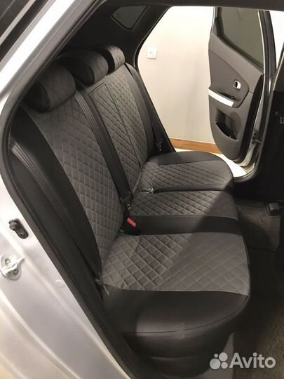 Чехлы Kia Ceed Экокожа ромб Автопилот