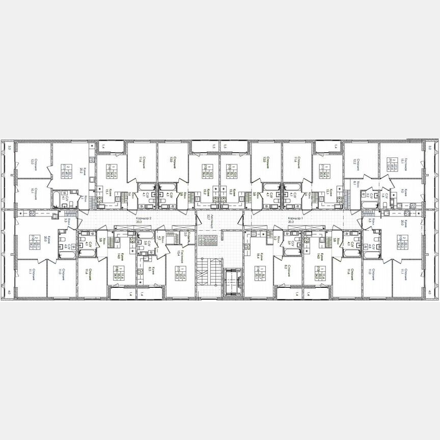 1-к. квартира, 36,6 м², 4/8 эт.