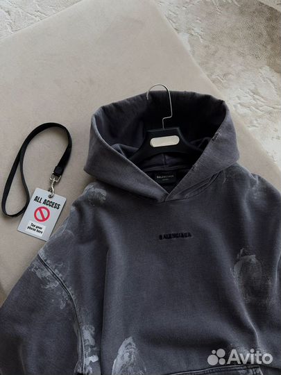 Толстовка худи balenciaga женская