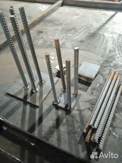 Металлические закладные для фундамента