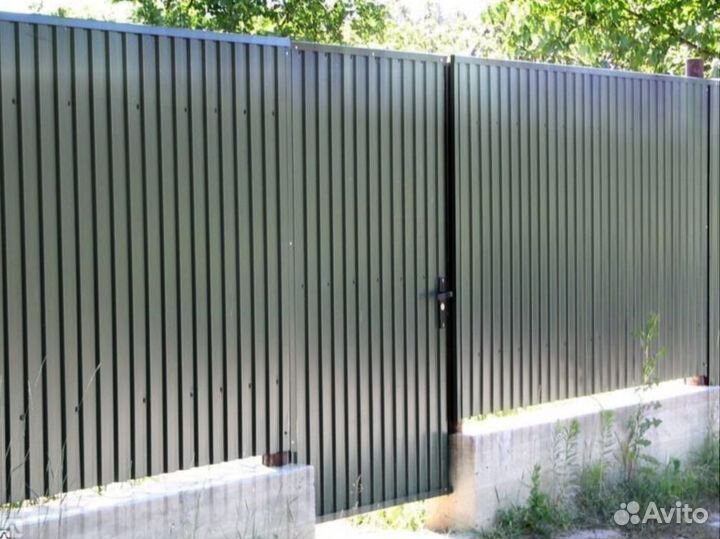 Забор из профнастила