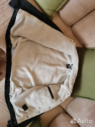 Джинсовая куртка мужская зимняя