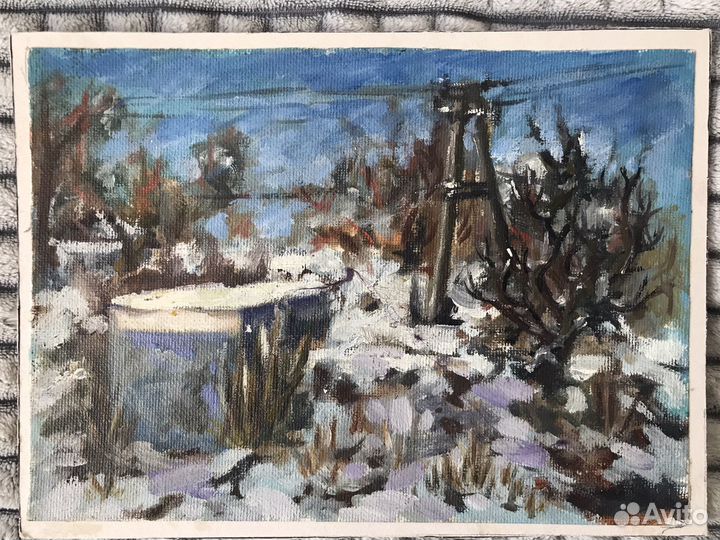 Картины маслом (небольшие этюды, композиции)