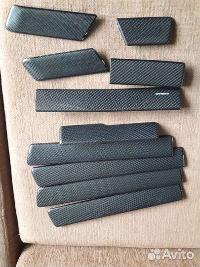 Накладки салона карбон ауди а6 s6 s4 с4 2.2 turbo