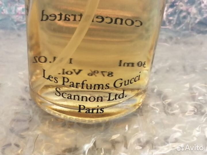 EAU DE gucci concentree (gucci) 30 мл винтаж