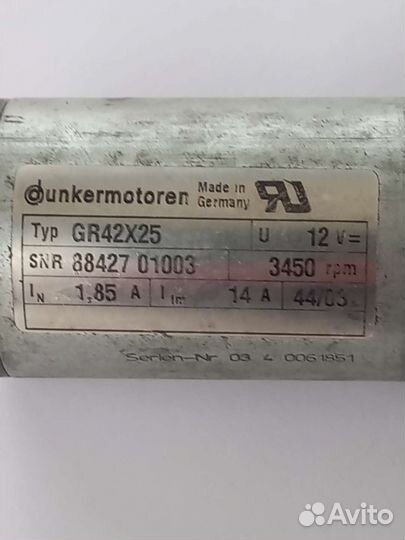 Мотор Dunkermotoren GR42X25