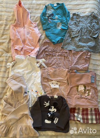 Пакет одежды на девочку 86-92